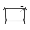 Desk frame | 71.5 - 121.5 cm | Maximum load weight 70 kg | Black
