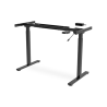 Desk frame | 71.5 - 121.5 cm | Maximum load weight 70 kg | Black
