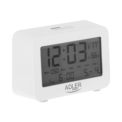 Adler Alarm Clock AD 1196w White Alarm function