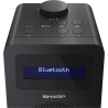 Sharp DR-430(BK) Digital Radio, FM/DAB/DAB+, Bluetooth 5.0, Midnight Black Sharp | Midnight Black | DR-430(BK) | Digital Radio | Bluetooth | FM radio | Headphone out