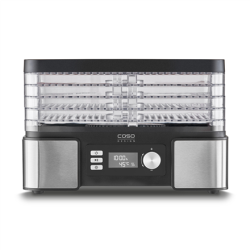 Caso | Food Dehydrator | DH 450 | Power 370-450 W | Number of trays 5 | Temperature control | Integrated timer | Black/Stainless Steel | 03165