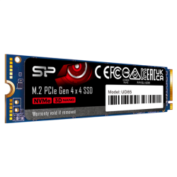 Silicon Power | SSD | UD85 | 1000 GB | SSD form factor M.2 2280 | SSD interface PCIe Gen4x4 | Read speed 3600 MB/s | Write speed 2800 MB/s | SP01KGBP44UD8505