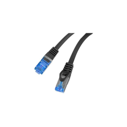 Lanberg Patch Cord cat. 6 FTP 	PCF6A-10CC-0025-BK S/FTP Black 0.25 m S/FTP shielding type – Aluminium braid on wire and each pair foiled additionally. The coating is made of low-smoke and Halogen-free materials (LSZH). Category compliance confirmed by Fluke tester.  Stranded wires made from CCA