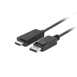 Lanberg | DisplayPort Male | HDMI Male | DisplayPort to HDMI Cable | DP to HDMI | 1.8 m | CA-DPHD-11CC-0018-BK