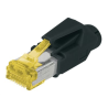 Digitus | A-MO6A 8/8 HRS | AT 6A modular RJ45 Plug, Hirose TM31 8P8C, shielded, for round cable, incl. hood