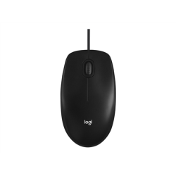 Logitech | Mouse | M100 | Optical | Optical mouse | Wired | Black | 910-006652
