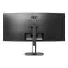 AOC | Curved Monitor | CU34V5C/BK | 34 " | VA | WQHD | 21:9 | 4 ms | 300 cd/m² | HDMI ports quantity 1 | 100 Hz