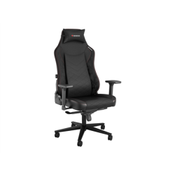 Genesis Backrest upholstery material: Eco leather, Seat upholstery material: Eco leather, Base material: Metal, Castors material: Nylon with CareGlide coating | Black/Red | NFG-2050