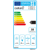 CATA | Hood | P-3060 X/L | Energy efficiency class C | Conventional | Width 60 cm | 193 m³/h | Mechanical control | Grey | LED