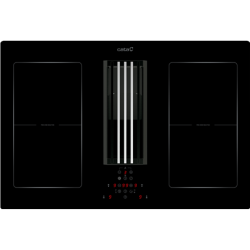 CATA | IAS 770 | Induction hob with built-in hood | Number of burners/cooking zones 4 | Touch | Timer | Black | 08000403