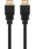 Goobay | Black | HDMI male (type A) | HDMI male (type A) | High Speed HDMI Cable with Ethernet | HDMI to HDMI | 2 m