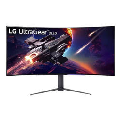 LG | UltraGear Curved OLED Gaming Monitor | 45GR95QE-B | 45 " | WQHD | 21:9 | 0.03 ms | HDMI ports quantity 2 | 240 Hz | 45GR95QE-B.AEU