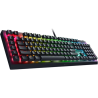 Razer | Mechanical Gaming Keyboard | BlackWidow V4 X | Gaming Keyboard | Wired | Nordic | Green Mechanical Switches (Clicky)