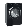 Hotpoint | NLCD 946 BS A EU N | Washing machine | Energy efficiency class A | Front loading | Washing capacity 9 kg | 1400 RPM | Depth 60.5 cm | Width 59.5 cm | Display | LCD | Steam function | Black