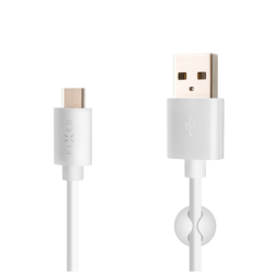 Fixed | Data And Charging Cable With USB/USB-C Connectors | White | FIXD-UC-WH