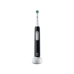 Oral-B | Pro Series 1 Cross Action | Electric Toothbrush | Rechargeable | For adults | Black | Number of brush heads included 1 | Number of teeth brushing modes 3 | Pro1 Black