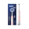 Oral-B | Pro Series 1 Cross Action | Electric Toothbrush | Rechargeable | For adults | Pink | Number of brush heads included 1 | Number of teeth brushing modes 3