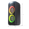 Sharp PS-949 Party Speaker with Built-in Battery | Sharp | Party Speaker | PS-949 XParty Street Beat | 132 W | Waterproof | Bluetooth | Black | Portable | Wireless connection
