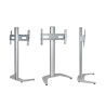 SMS | Floor stand | Monitor Stand Flatscreen FH T 1450 | Adjustable Height, Tilt | Silver