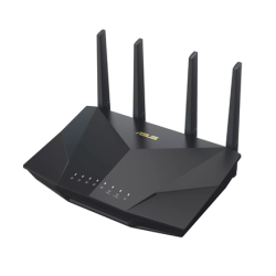 Wireless WiFi 6 Dual Band Extendable Router | RT-AX5400 | 802.11ax | 5400 Mbit/s | Ethernet LAN (RJ-45) ports 4 | Mesh Support Yes | MU-MiMO Yes | Antenna type External | 90IG0860-MO3B00
