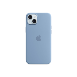 Apple iPhone 15 Plus Silicone Case with MagSafe - Winter Blue | Apple | iPhone 15 Plus Silicone Case with MagSafe | Case with MagSafe | Apple | iPhone 15 Plus | Silicone | Winter Blue | MT193ZM/A