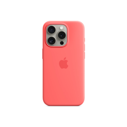 Apple | Silicone Case with MagSafe | Case with MagSafe | Apple | iPhone 15 Pro | Silicone | Guava | MT1G3ZM/A