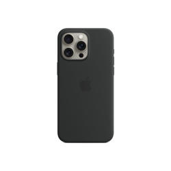 Apple | Silicone Case with MagSafe | Case with MagSafe | Apple | iPhone 15 Pro Max | Silicone | Black | MT1M3ZM/A