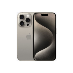 Apple | iPhone 15 Pro | Natural Titanium | 6.1 " | Super Retina XDR display with ProMotion | Apple | A17 Pro | Internal RAM 8 GB | 128 GB | Dual SIM | Nano-SIM and eSIM | 3G | 4G | 5G | Main camera 48+12+12 MP | Secondary camera 12 MP | iOS | 17 | MTUX3PX/A