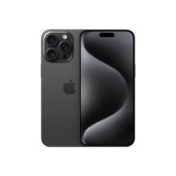 Apple | iPhone 15 Pro Max | Black Titanium | 6.7 " | Super Retina XDR | 1290 x 2796 pixels | A17 Pro | Internal RAM 8 GB | 256 GB | Dual SIM | Nano-SIM and eSIM | 4G | 5G | Main camera 48+12 MP | Secondary camera 12 MP | iOS | 17 | MU773PX/A