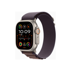 Apple Watch Ultra 2 GPS + Cellular, 49mm Titanium Case with Indigo Alpine Loop - Medium | MRET3EL/A