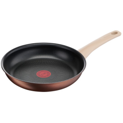 TEFAL | G2540553 Eco-Respect | Frying Pan | Frying | Diameter 26 cm | Suitable for induction hob | Fixed handle | Copper
