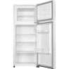 Gorenje | Refrigerator | RF212EPW4 | Energy efficiency class E | Free standing | Double Door | Height 117 cm | Fridge net capacity 96 L | Freezer net capacity 28 L | 36 dB | White
