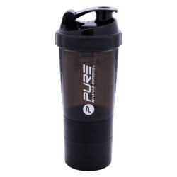 Pure2Improve | Bottle Shaker, 500 ml | Black | P2I361270