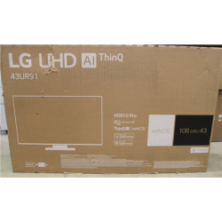 LG | 43UR91003LA | 43" (109 cm) | Smart TV | webOS 23 | UHD 4K | DAMAGED PACKAGING | 43UR91003LASO