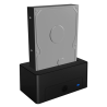 Raidsonic | Icy Box | IB-1121-U3 DockingStation for 1x 2.5"/3.5" SATA I/II/III, USB 3.2 Gen 1, Power Supply | Black