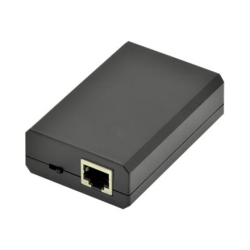 DIGITUS Gigabit Ethernet PoE+ Splitter, 802.3at, 24 W | Digitus | Black | PoE splitter | DN-95205