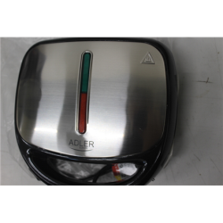 SALE OUT.  Adler | AD 3040 | Sandwich maker | 1200 W | Number of plates 5 | Number of pastry 2 | Ceramic coating | Black | DAMAGED PACKAGING, SMALL DENTS, SCRATCHES | AD 3040SO
