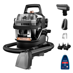 Bissell | Portable Carpet and Upholstery Cleaner | SpotClean HydroSteam Pro | Corded operating | Washing function | 1000 W | - V | Black | 3700N