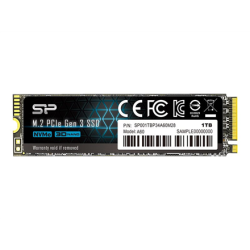 Silicon Power | SSD | P34A60 | 1000 GB | SSD form factor M.2 2280 | SSD interface PCIe Gen3x4 | Read speed 2200 MB/s | Write speed 1600 MB/s | SP001TBP34A60M28