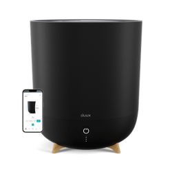 Duux | Neo | Smart Humidifier | Water tank capacity 5 L | Suitable for rooms up to 50 m² | Ultrasonic | Humidification capacity 500 ml/hr | Black | DXHU30