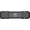 Portable External SSD | DS72 | 250 GB | N/A " | USB Type-A, USB Type-C 3.2 Gen 2 | Black