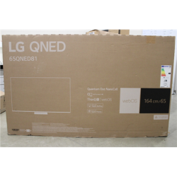 SALE OUT. LG 65QNED813RE 65" (164 cm) Smart 4K QNED TV LG 65QNED813RE 65" (164 cm) Smart TV WebOS 23 4K QNED Wi-Fi N/A DAMAGED PACKAGING | 65QNED813RESO