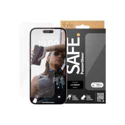 PanzerGlass | SAFE | Screen protector | Apple | iPhone 15 | Glass | Clear | Ultra-Wide Fit | SAFE95534