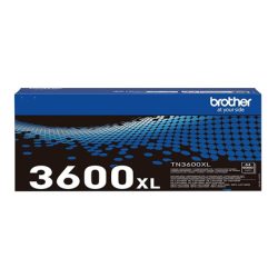Brother TN-3600XL Genuine High Yield Toner Cartridge, Black | Brother Toner cartridge | Black | TN3600XL