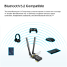 TP-LINK | Archer TX20E AX1800 Wi-Fi 6 Bluetooth 5.2 PCIe Adapter