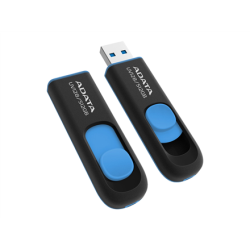 ADATA | USB Flash Drive | UV128 | 512 GB | USB 3.2 Gen1 | Black/Blue | AUV128-512G-RBE