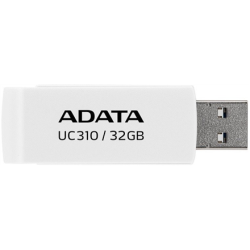 ADATA | USB Flash Drive | UC310 | 32 GB | USB 3.2 Gen1 | White | UC310-32G-RWH