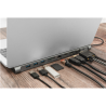 Digitus | 11-Port USB-C Dock, Grey | DA-70898 | VGA (D-Sub) ports quantity 1 | HDMI ports quantity 2