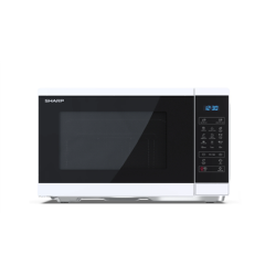 Sharp | Microwave Oven with Grill | YC-MG252AE-W | Free standing | 25 L | 900 W | Grill | White