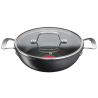 TEFAL | Pot Excellence | G2557153 | 26 cm | Titanium | Black | Dishwasher proof | Lid included